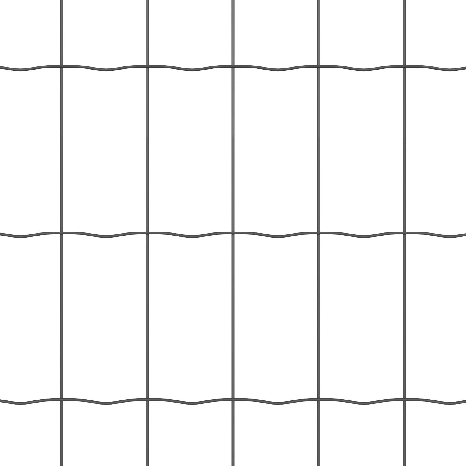 Gard Euro cu 13 stâlpi flanșați 0.6x50 m Oțel galvanizat GartenMobel Dekor