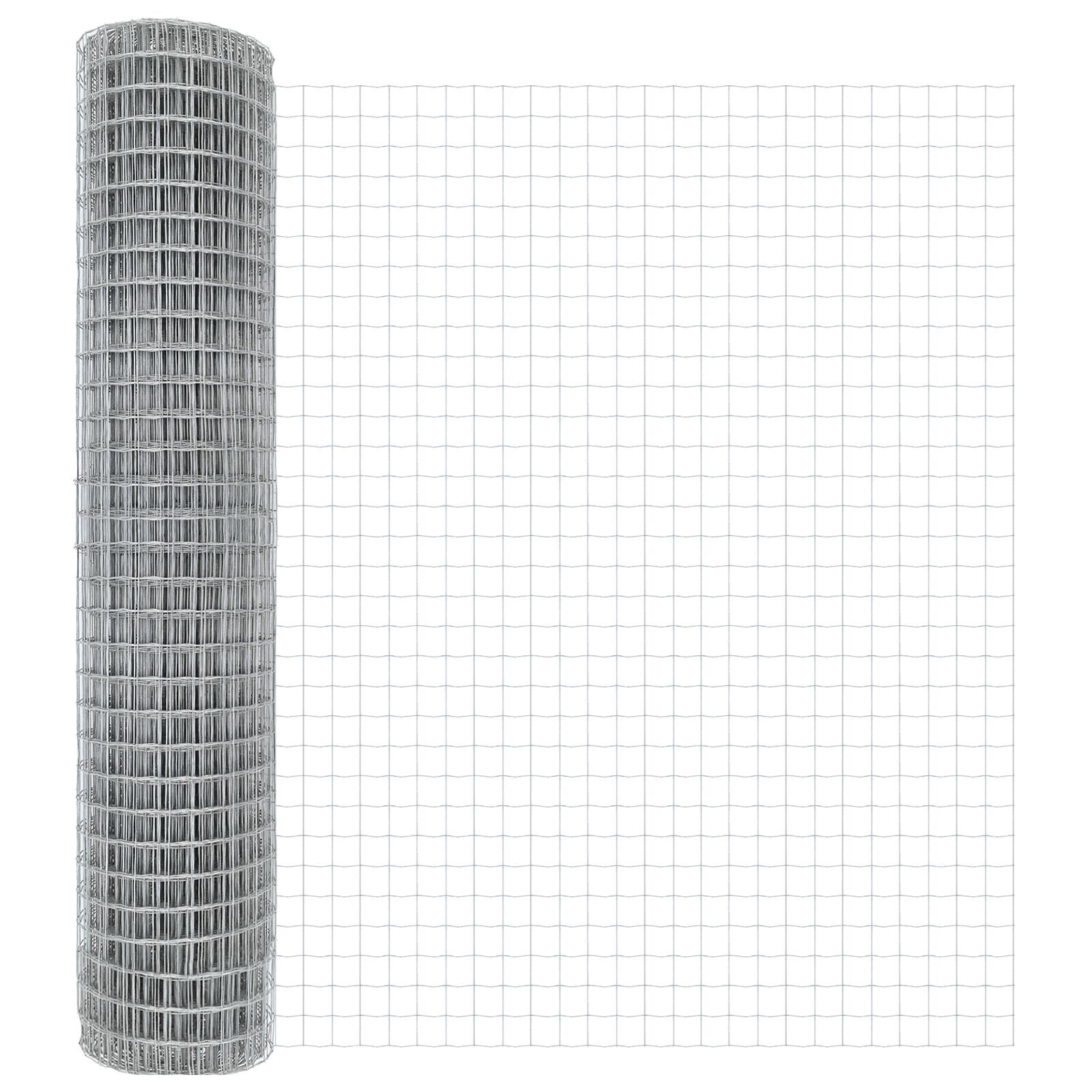 Gard Euro cu 7 Stâlpi Flanșați 1.6x10 m Oțel Galvanizat GartenMobel Dekor