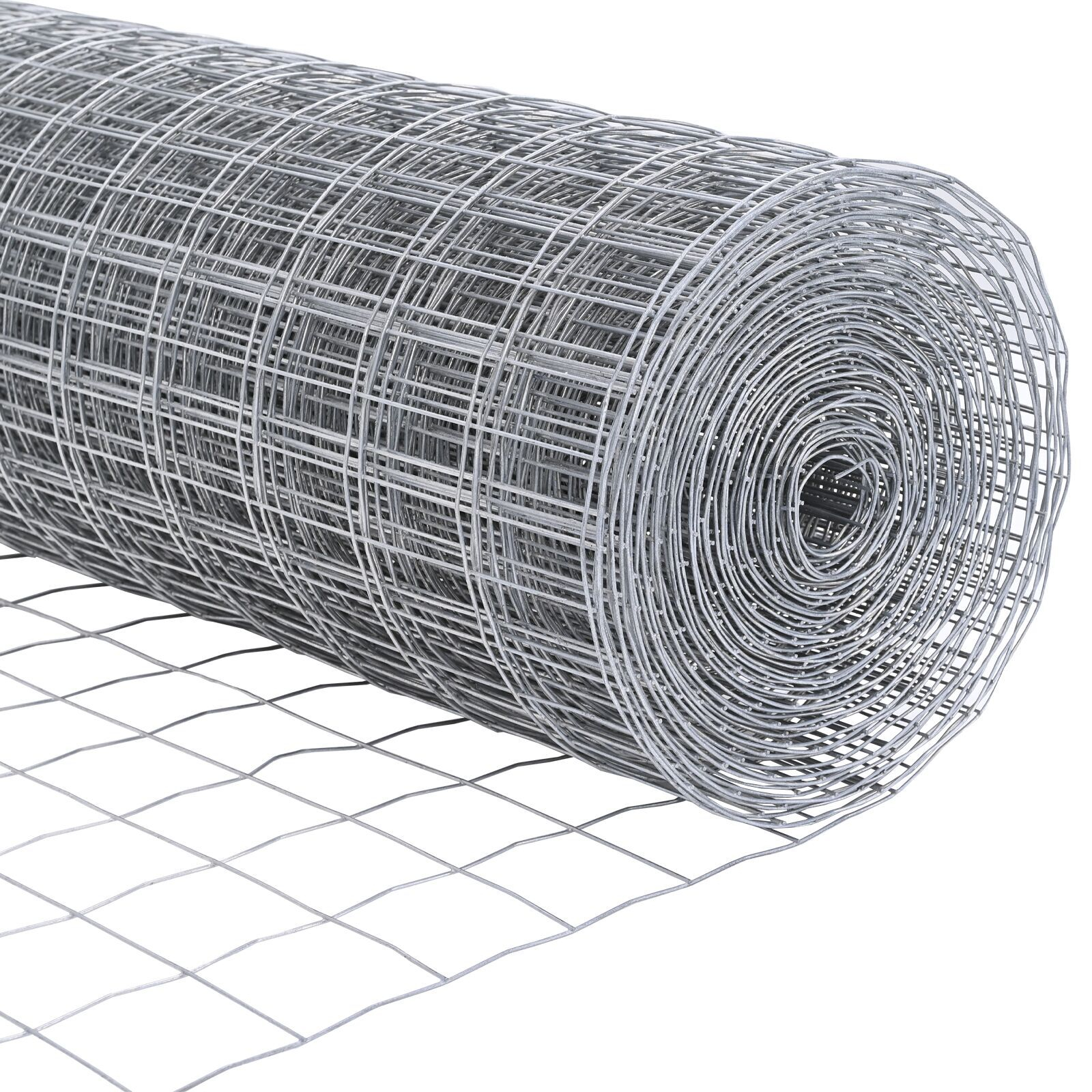 Euro Fence cu 7 Stâlpi Flanșați 1.2x10 m Oțel Galvanizat GartenMobel Dekor