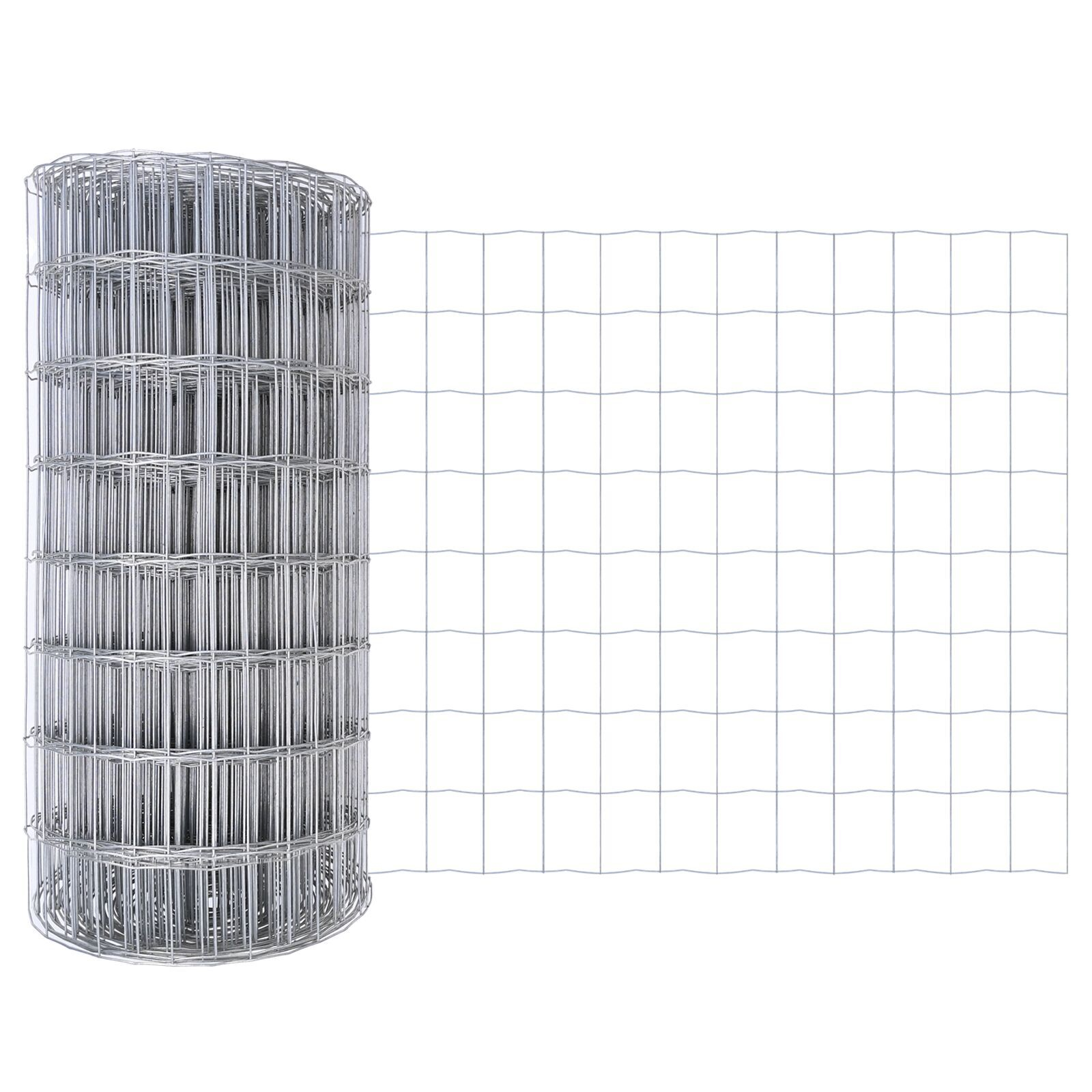 Gard Euro de la cu 13 Stâlpi Flanșați 0.4x50 m Oțel Galvanizat GartenMobel Dekor