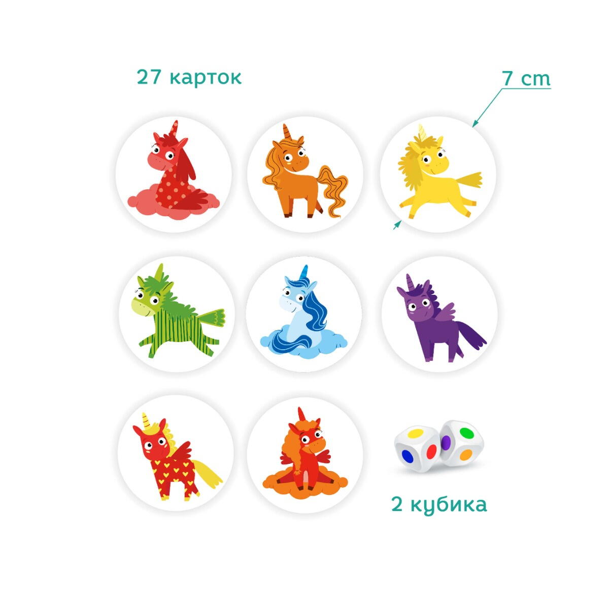 Joc de atentie - Unicorni magici PlayLearn Toys