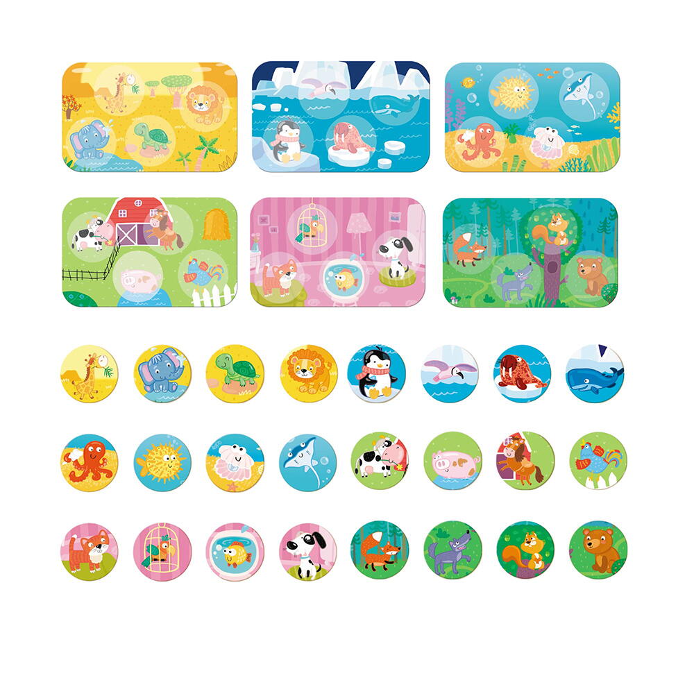 Joc lotto - Animale si habitate PlayLearn Toys