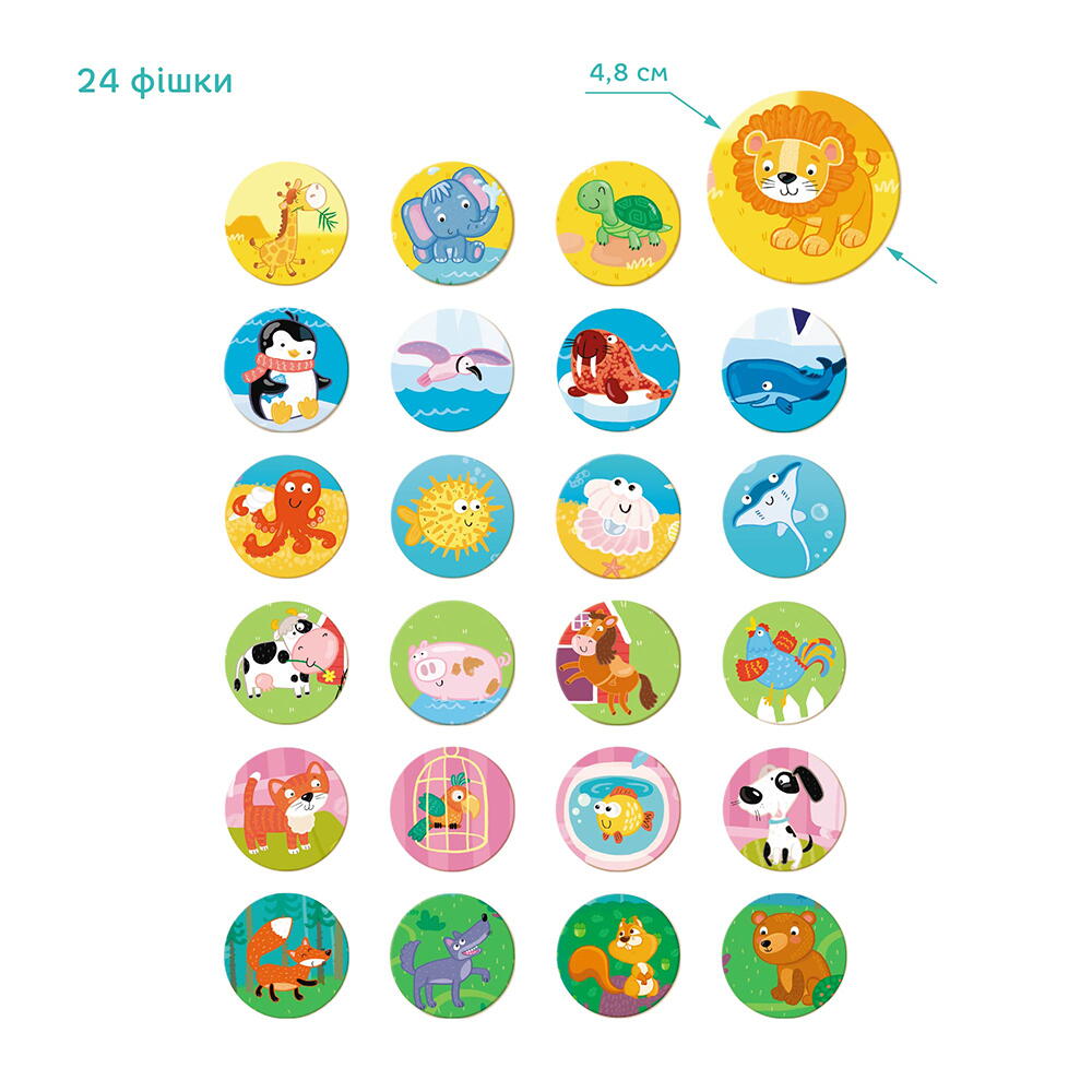 Joc lotto - Animale si habitate PlayLearn Toys