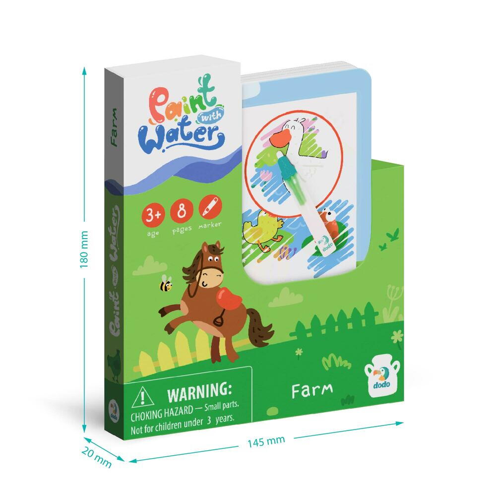 Set de colorat cu apa - La ferma PlayLearn Toys