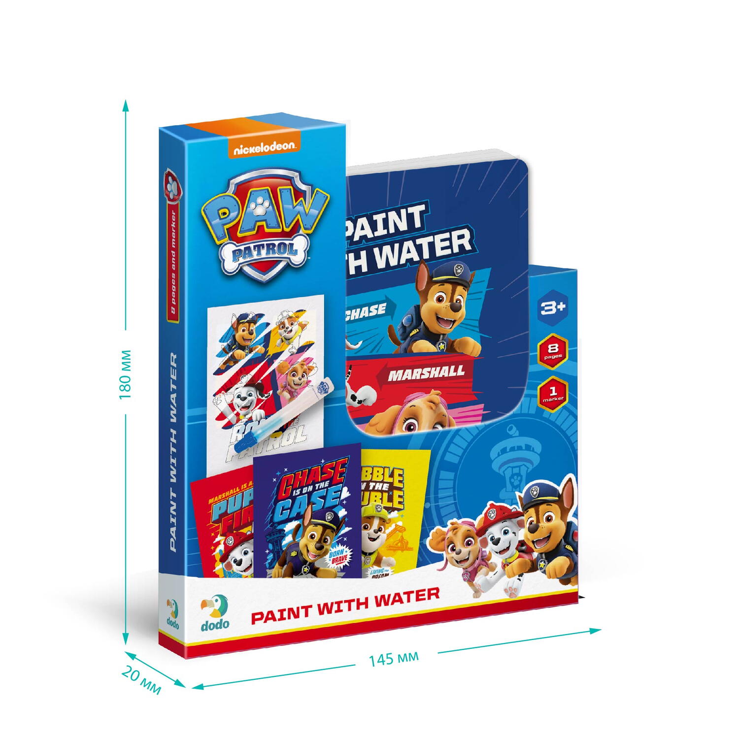 Set de colorat cu apa - Patrula Catelusilor PlayLearn Toys