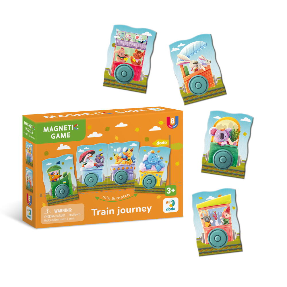 Set magnetic - Calatorie cu trenul PlayLearn Toys