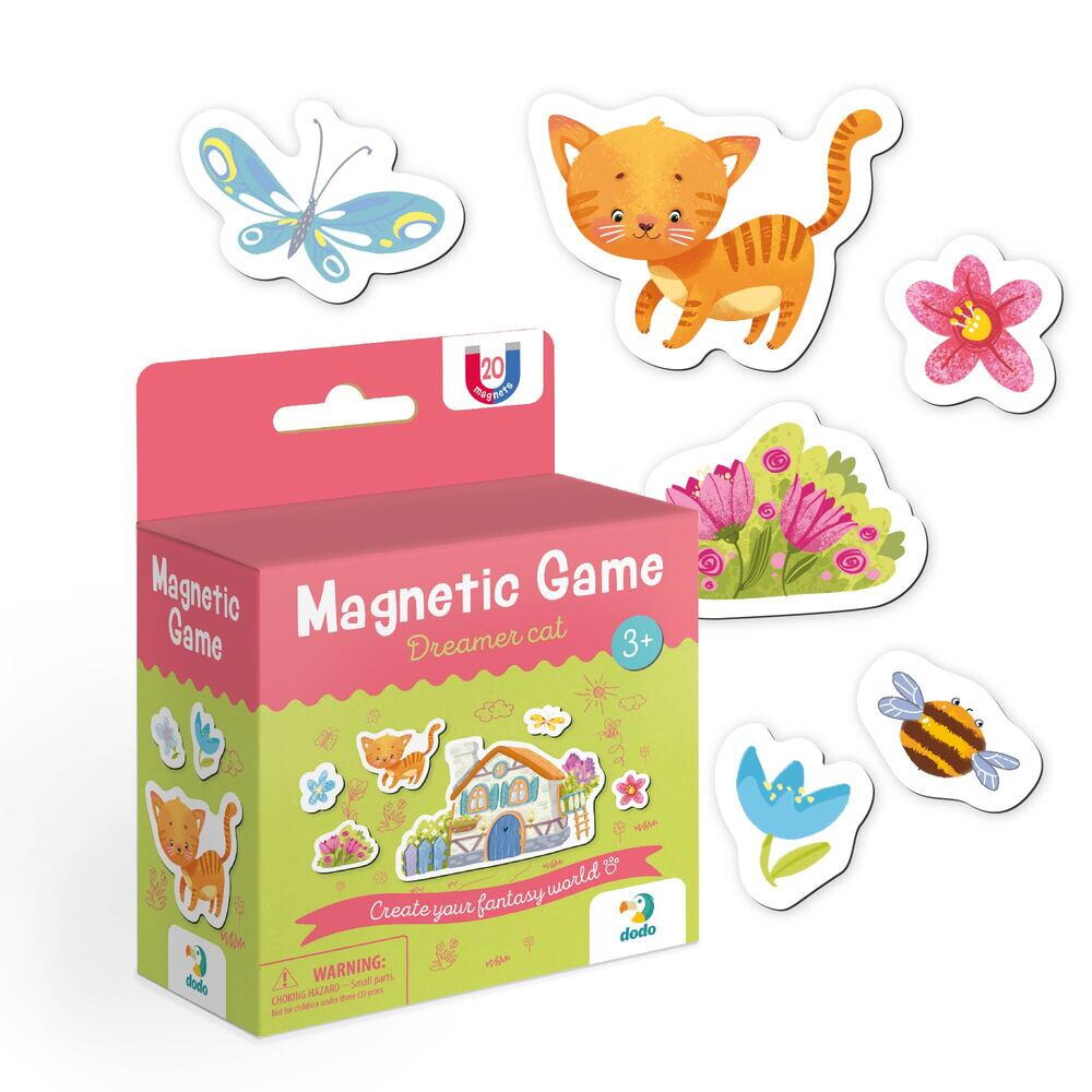 Set magnetic - Pisicuta si casuta viselor PlayLearn Toys