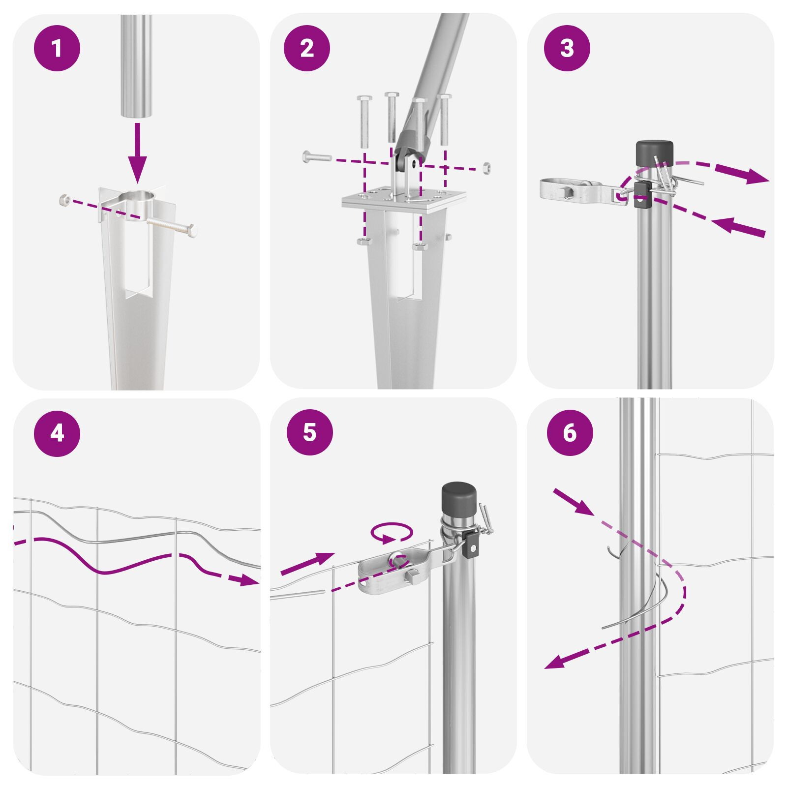 Gard din Plasă Sudată cu 13 Posturi de Sprijin Spike 1.6x50 m Oțel Galvanizat GartenMobel Dekor