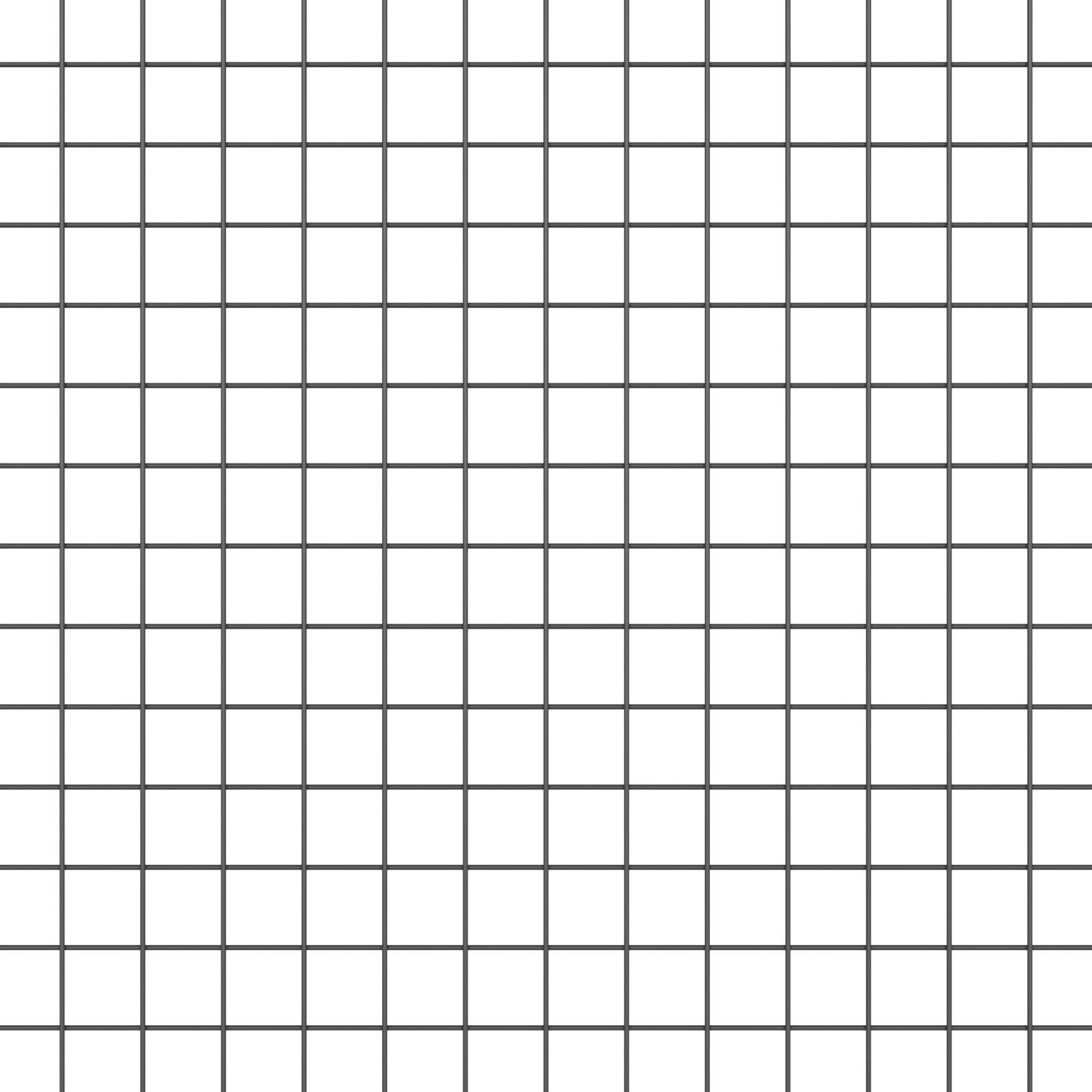 Gard cu sârmă sudată cu 13 posturi de ancorare Gri 0.6x25 m Oțel GartenMobel Dekor