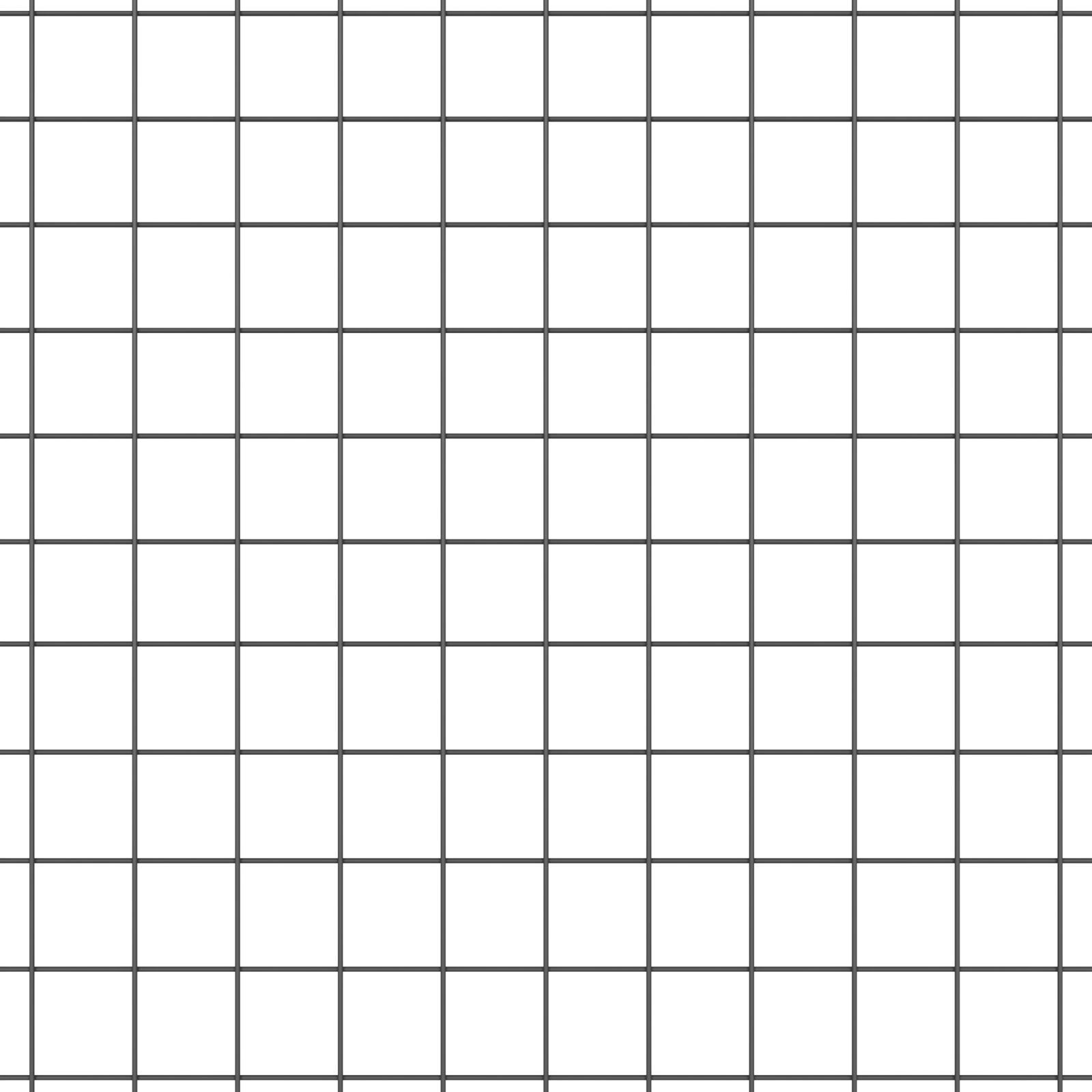 Set stâlpi gard metalici Set 2 Gri Metal, Plastic 10 x 1.5 m GartenMobel Dekor