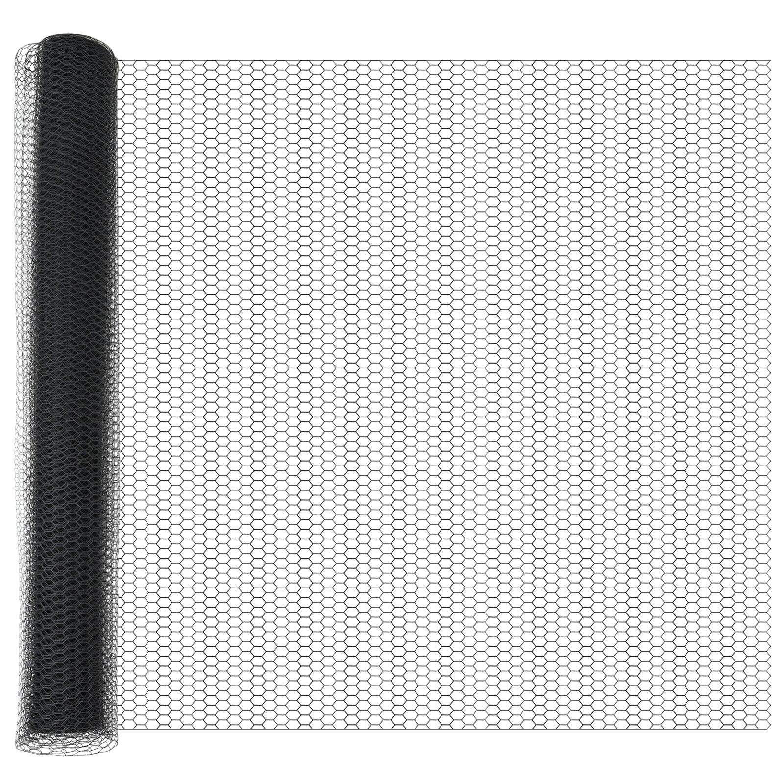 Set de Împrejmuire Set de 2 Gri Metal, Plastic 25 x 1.2 m GartenMobel Dekor