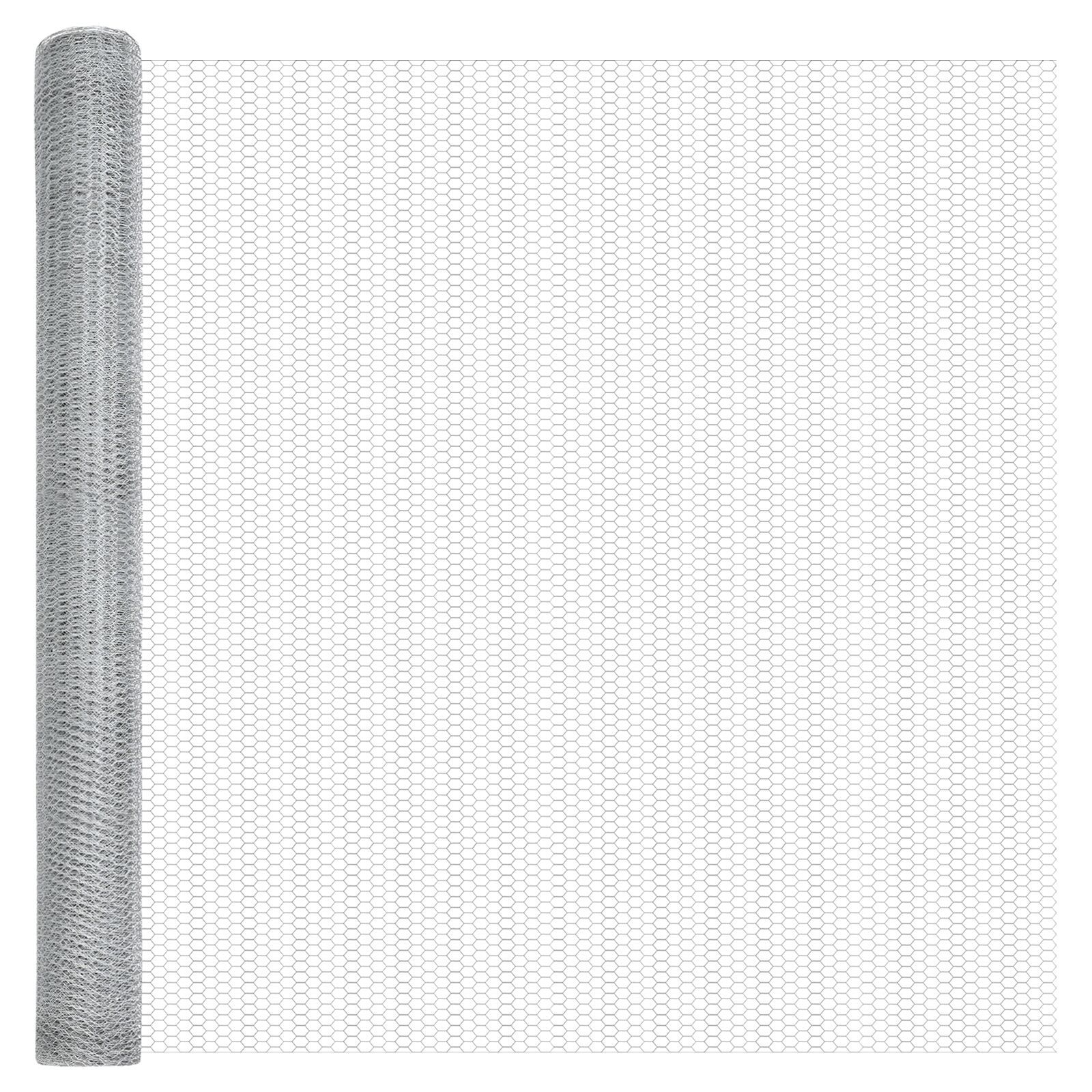 Gard Hexagon  1.5x50 m Oțel Galvanizat, Stâlpi Gard  cu Vârf 13 buc Ø32 mm 170 cm Oțel Galvanizat GartenMobel Dekor