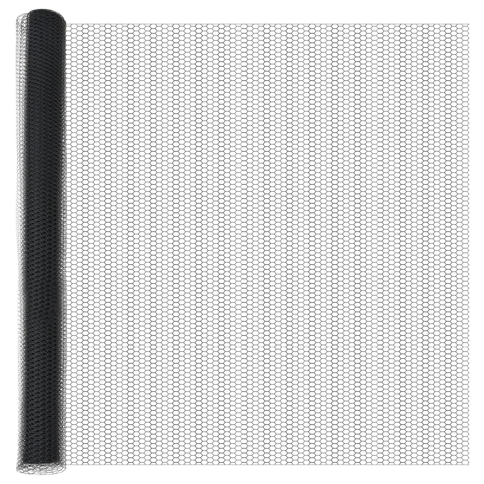 Gard Hexagonal Gri 1.4x25 m Oțel, Posturi de gard  cu plăci de bază 13 buc Ø32mm 78.5cm Oțel galvanizat GartenMobel Dekor