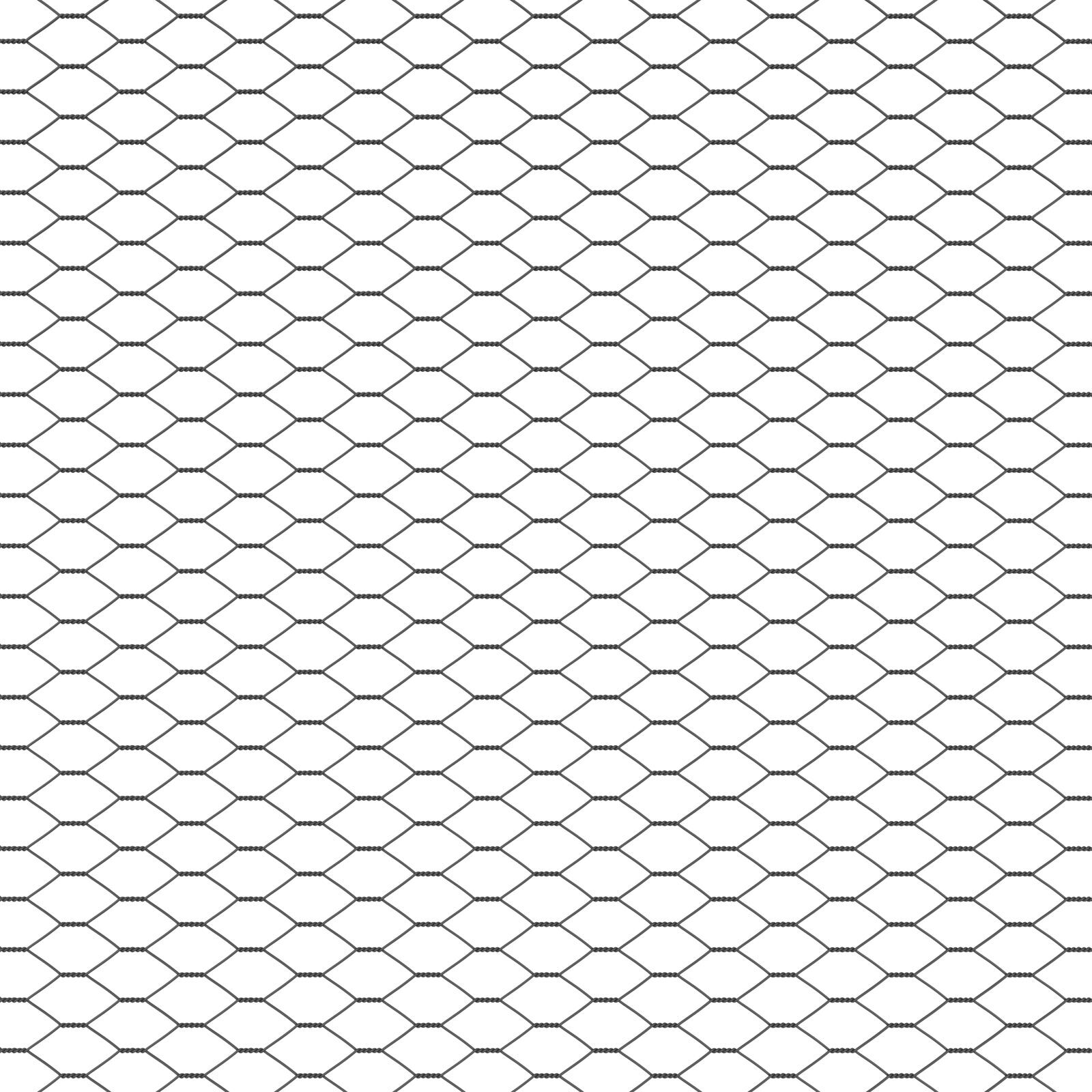 Împrejmuire hexagonală  gri 0.5x10 m oțel, Stâlpi de împrejmuire  cu plăci de bază 7 pcs Ø32mm 70cm oțel zincat GartenMobel Dekor