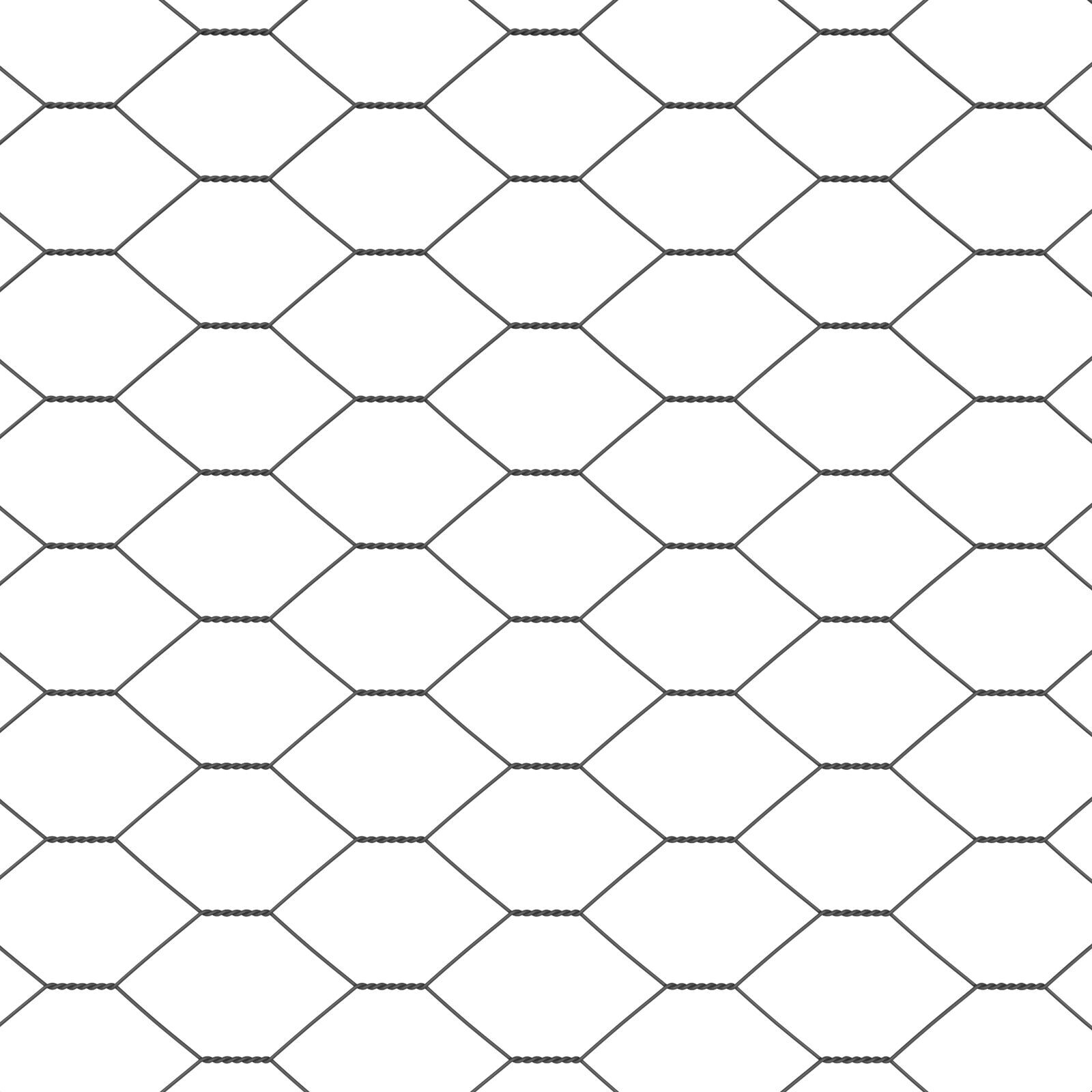 Gard Hexagonal Gri  1,5x50 m Oțel, Stâlpi de Gard  cu Plăci de Bază 13 pcs Ø32mm 83,5cm Oțel Galvanizat GartenMobel Dekor