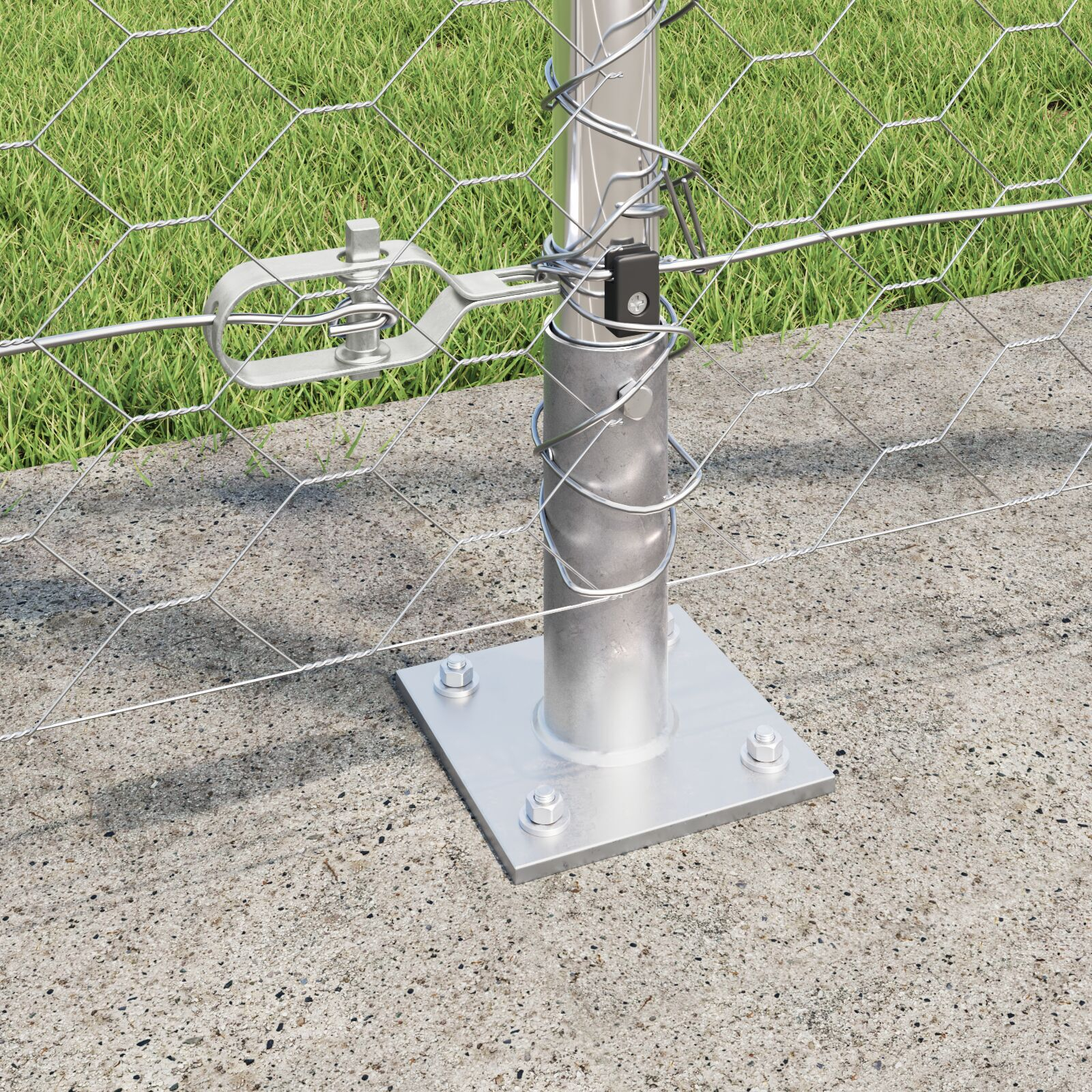 Set de Împrejmuire Set de 2 Oțel galvanizat 25 x 1.2 metri GartenMobel Dekor