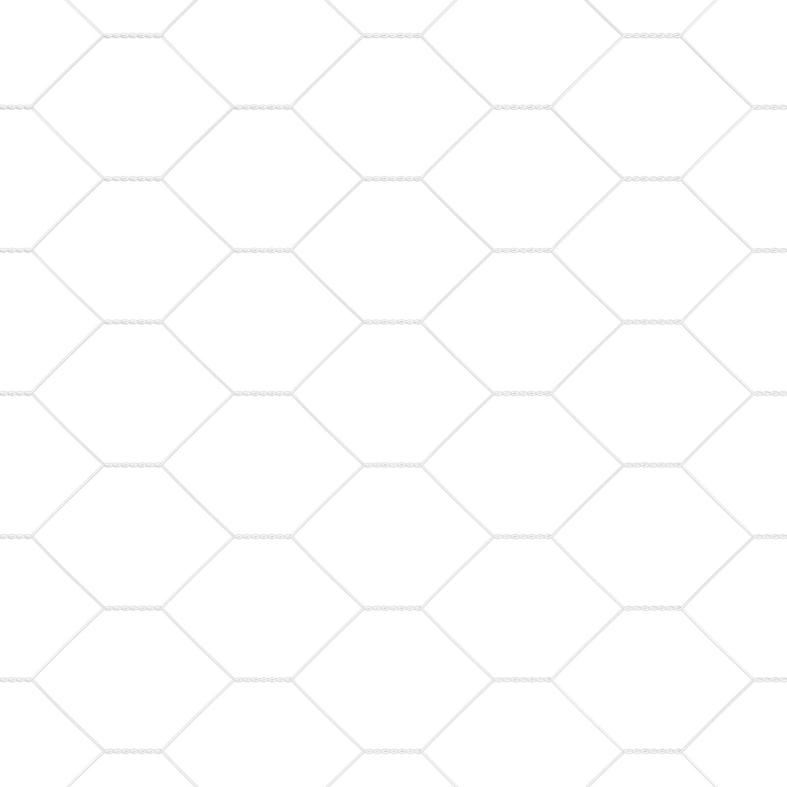 Gard Hexagonal  1.6 x 50 m Oțel Galvanizat, Stâlpi Gard  cu Plăci de Bază 13 buc Ø32mm 88.5cm Oțel Galvanizat GartenMobel Dekor