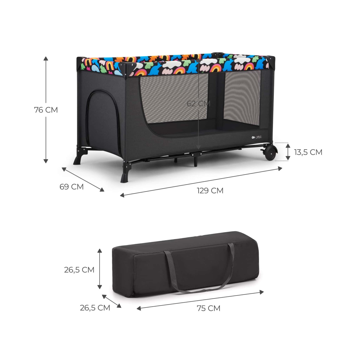 PATUT TRAVEL KINDERKRAFT JOY2, FARA ACCESORII, BLACK SuperHeroes ToysZone