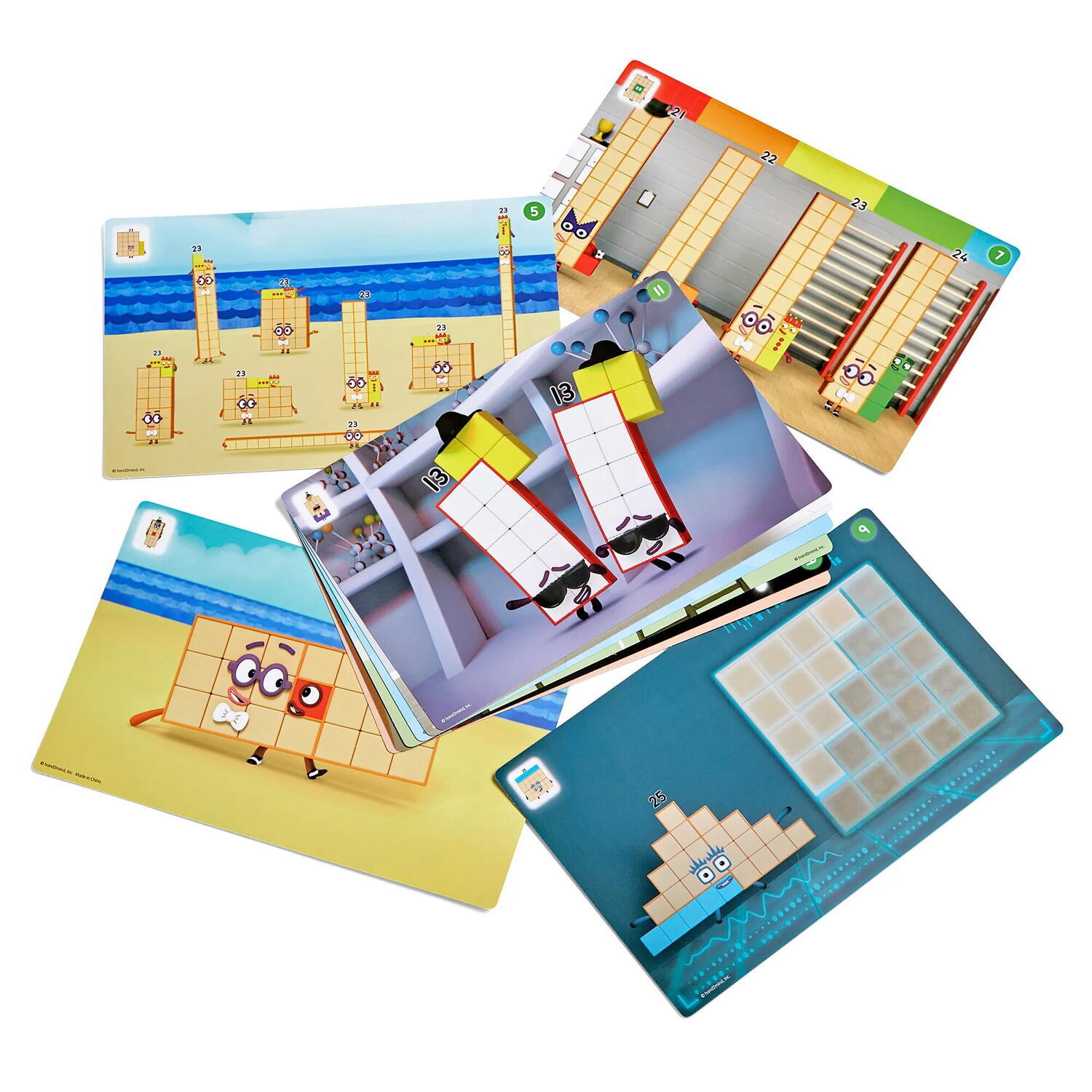 MathLink®Cubes Numberblocks in romana Set de activitati de la 21 - 30 PlayLearn Toys