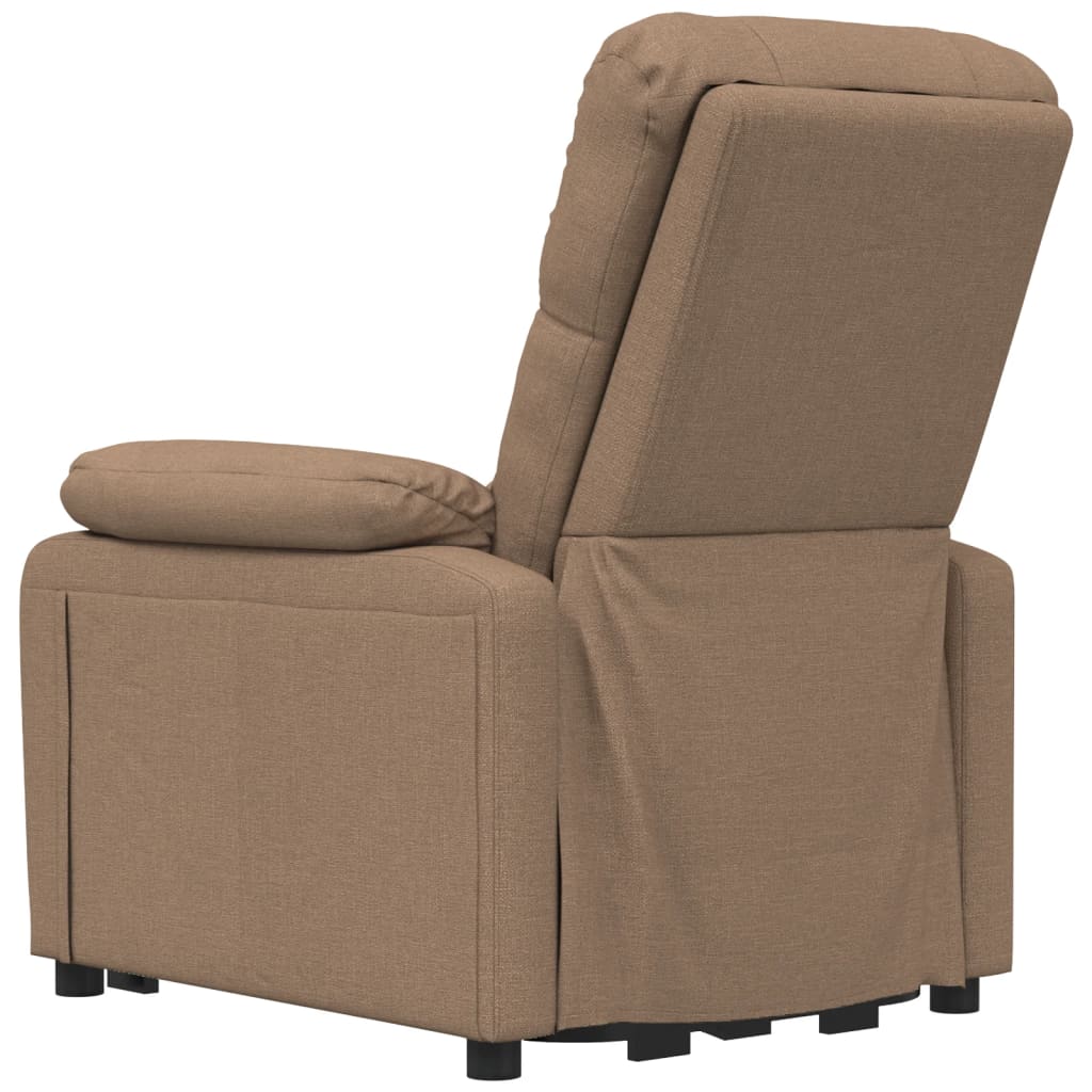 Fotoliu rabatabil electric, maro, material textil GartenMobel Dekor