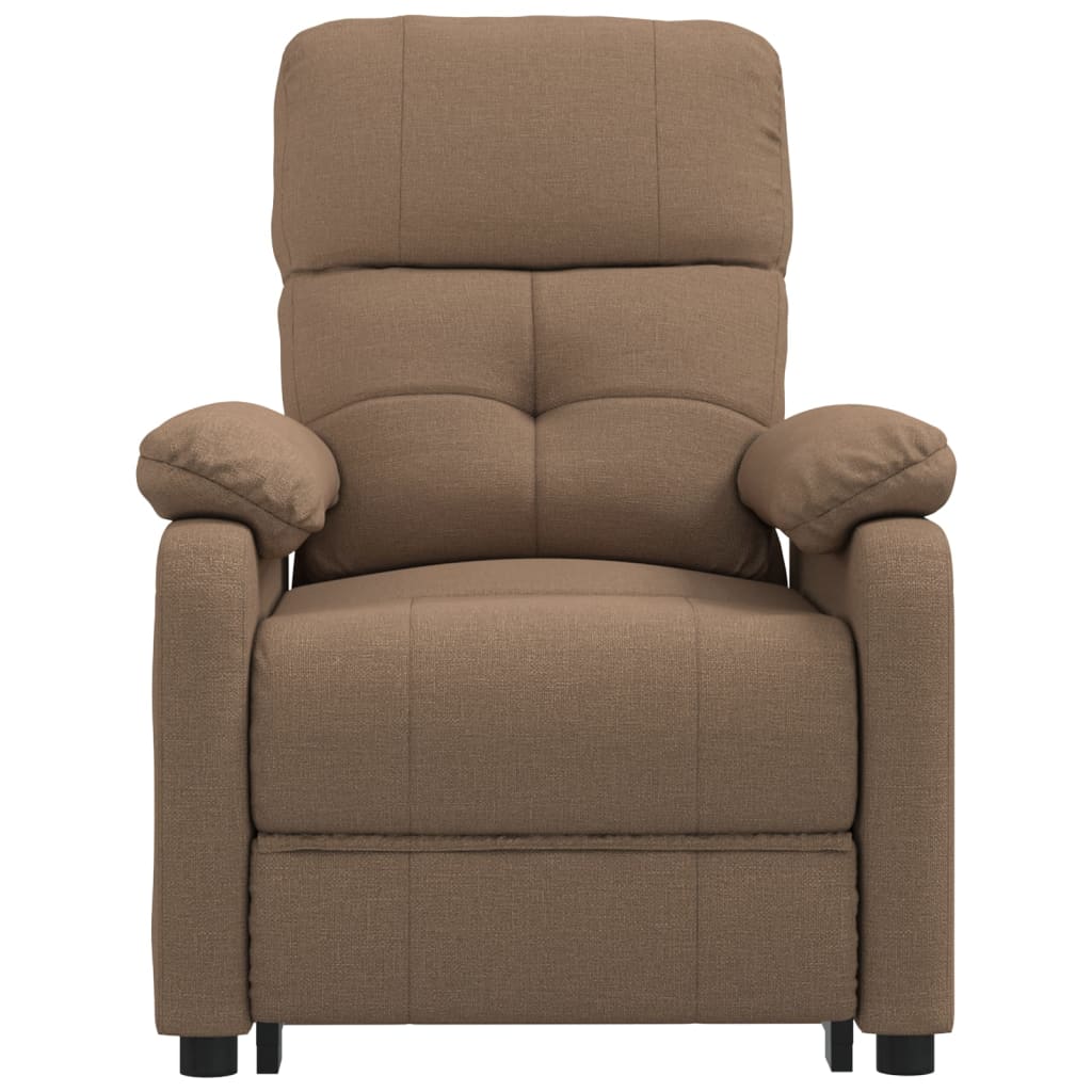 Fotoliu rabatabil electric, maro, material textil GartenMobel Dekor