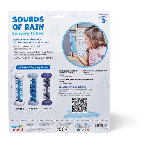 Eprubete senzoriale - Sunete de ploaie PlayLearn Toys