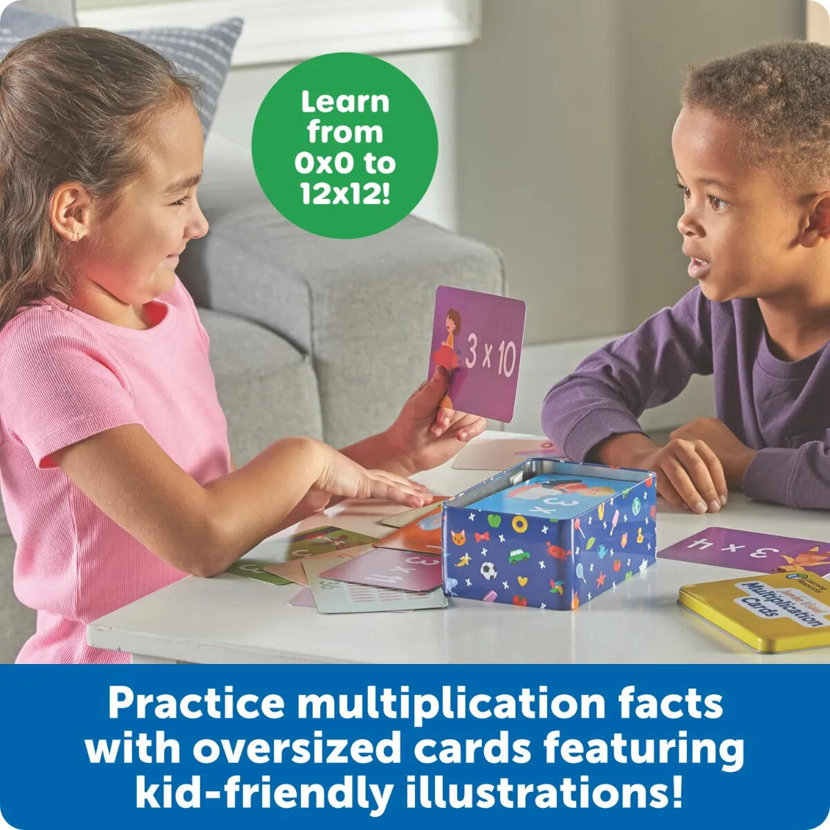 Carduri Jumbo - Tabla inmultirii PlayLearn Toys