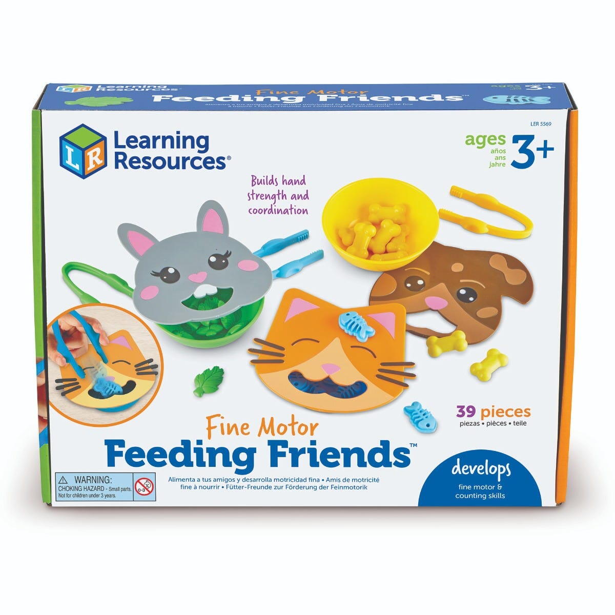 Joc motricitate & sortare - Hraneste animalutele PlayLearn Toys
