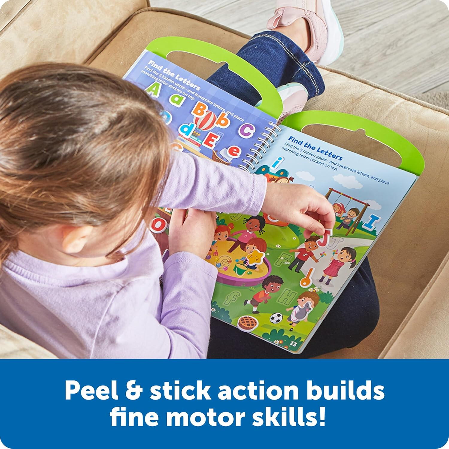 Set activitati educative cu abtibilduri - Litere si sunete (lb.engleza) PlayLearn Toys