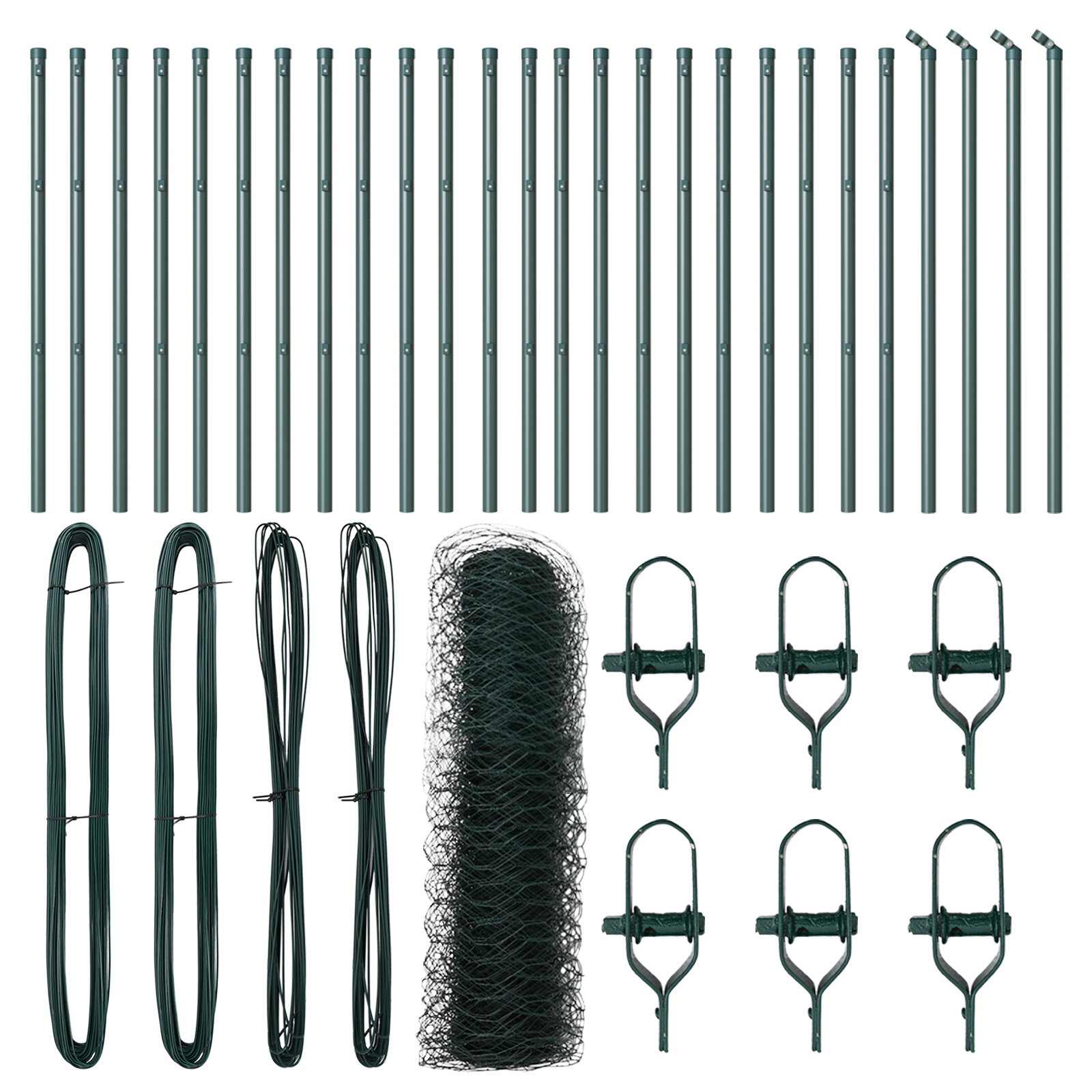 Gard Hexagonal Verde 0.5x50 m Oțel GartenMobel Dekor