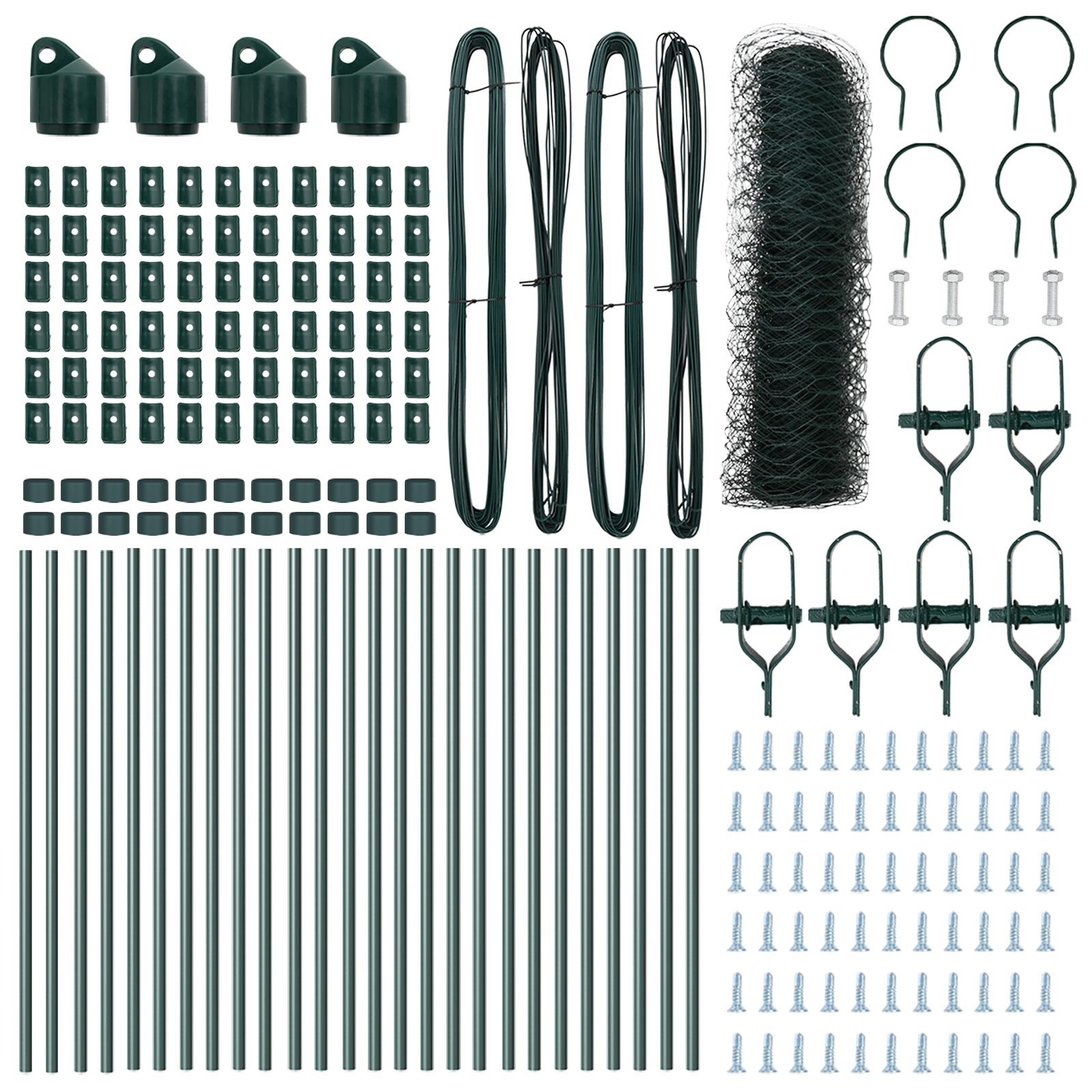 Gard Hexagonal Verde 0.5x50 m Oțel GartenMobel Dekor