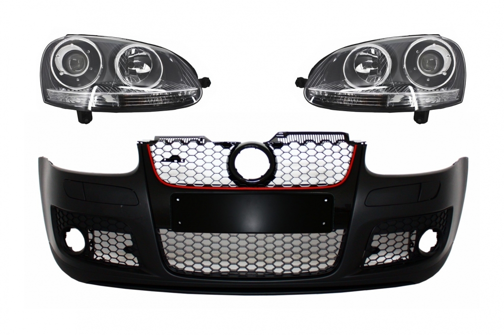 Bara Fata cu Faruri RHD VW Golf 5 V Mk5 (2003-2007) Jetta (2005-2010) GTI Design Performance AutoTuning