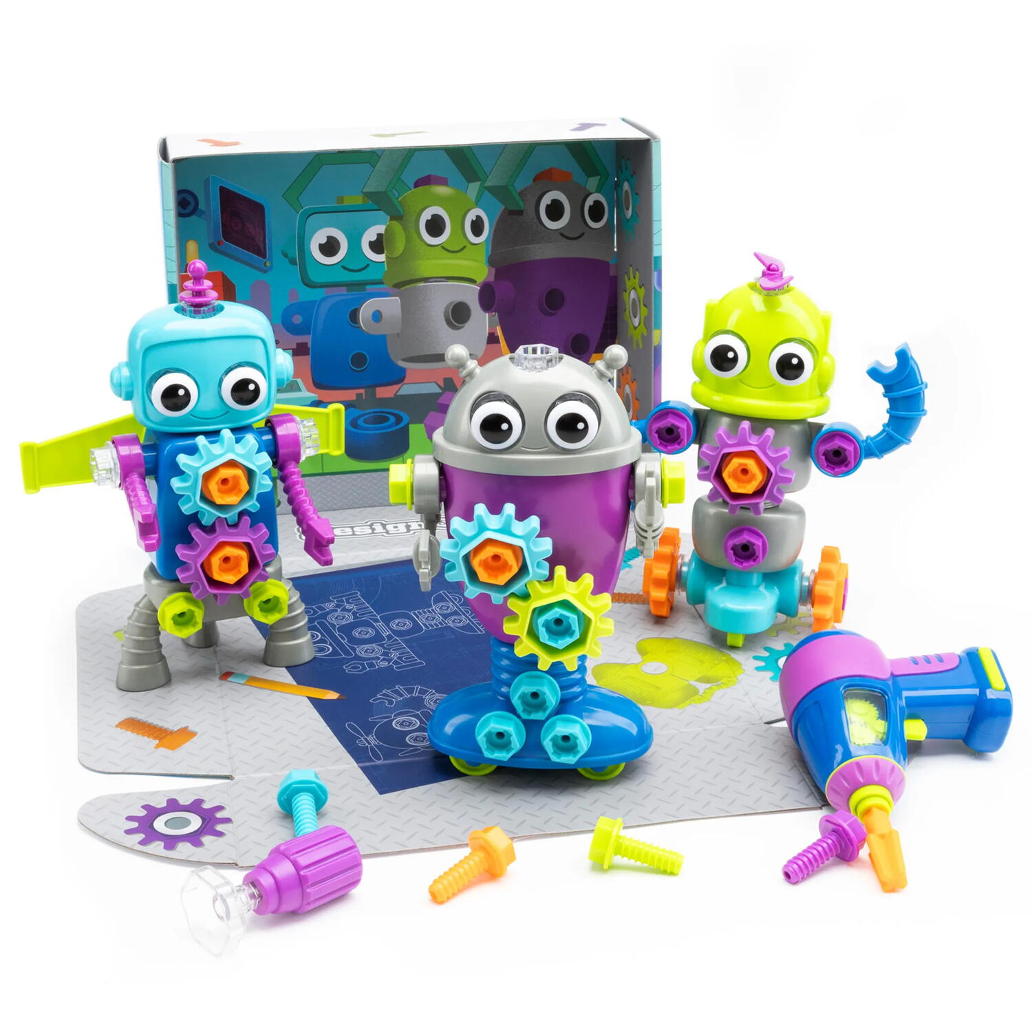 Bormasina Magica - Atelierul roboteilor PlayLearn Toys