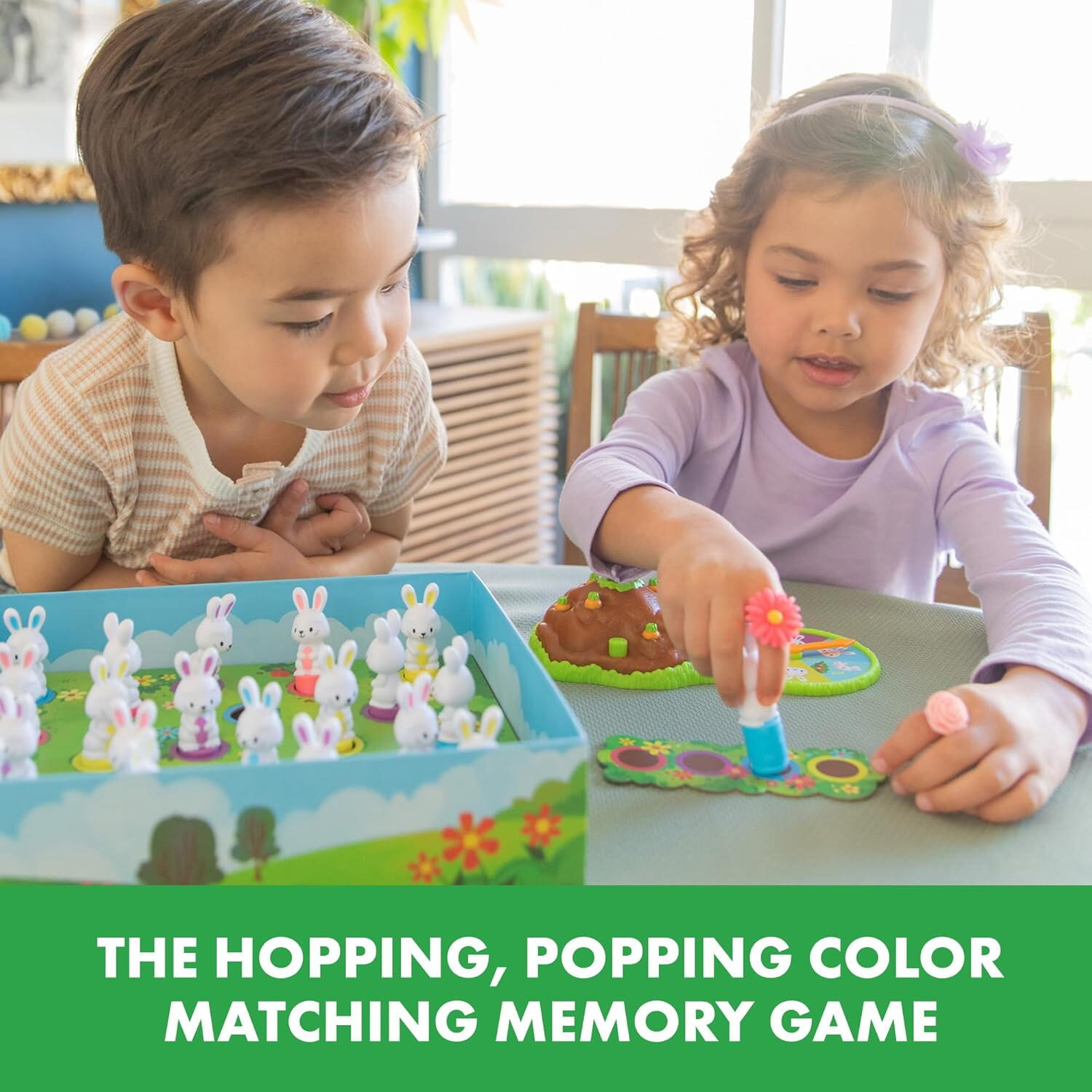 Joc de memorie - Pop Pop Bunny Hop PlayLearn Toys