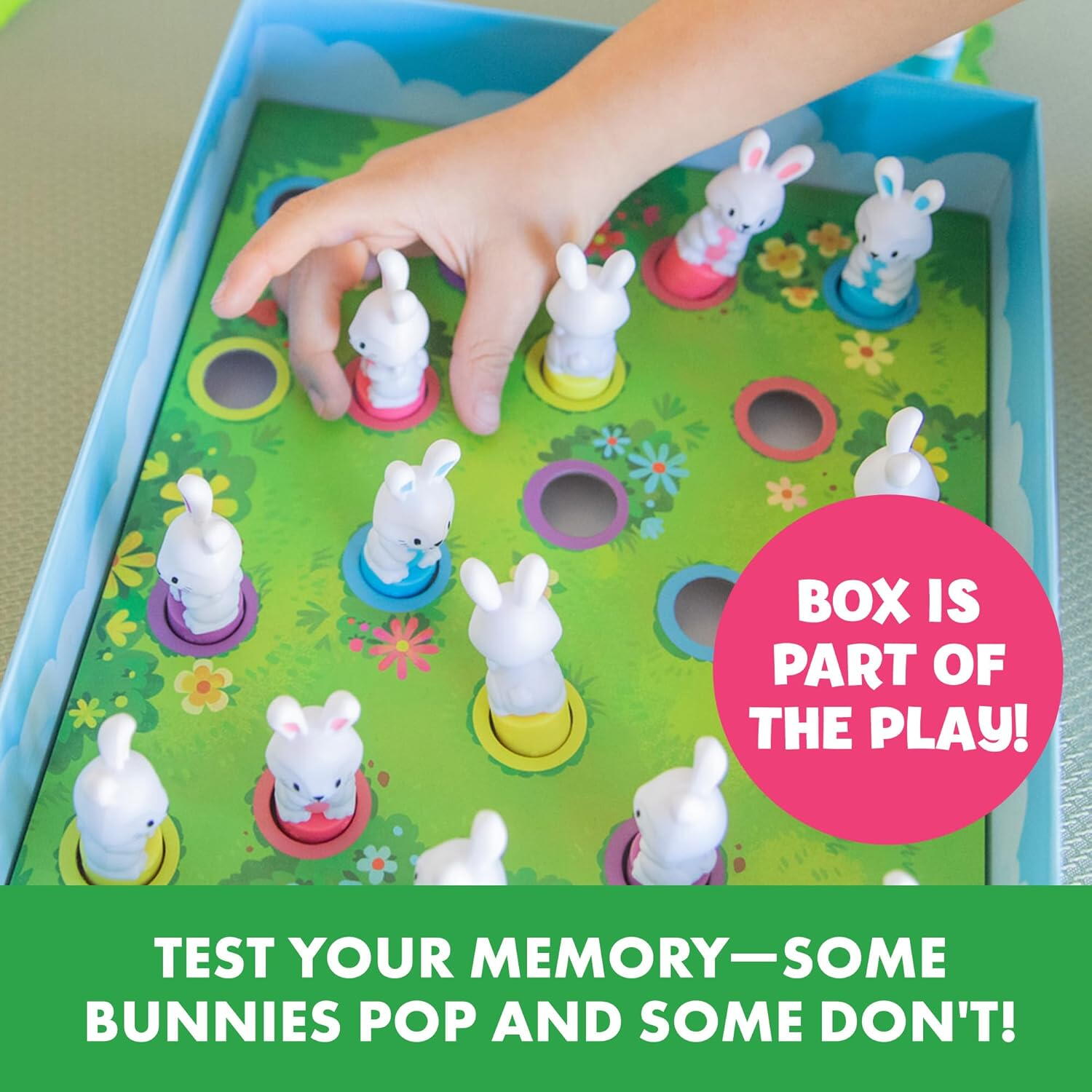 Joc de memorie - Pop Pop Bunny Hop PlayLearn Toys
