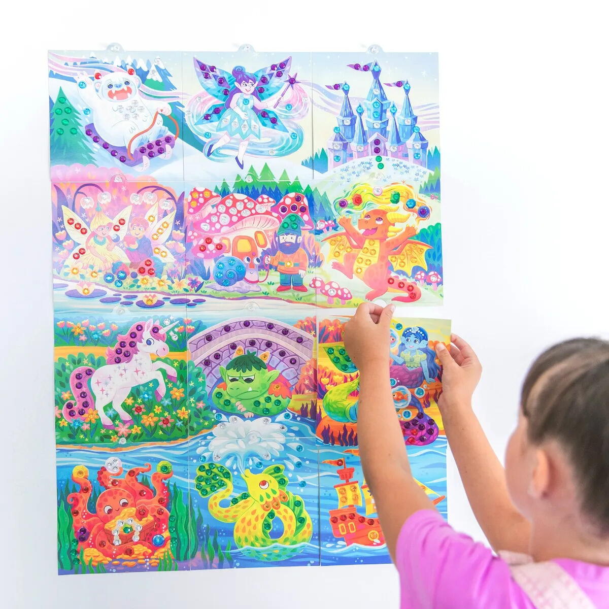 Set creativ cu diamante - Regatul basmelor PlayLearn Toys