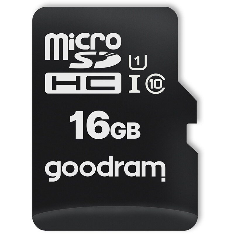 Card de memorie MicroSD Goodram cu Adaptor SD, Memorie 16 GB, Standard UHS-I SmartElectro IntelligentHouse