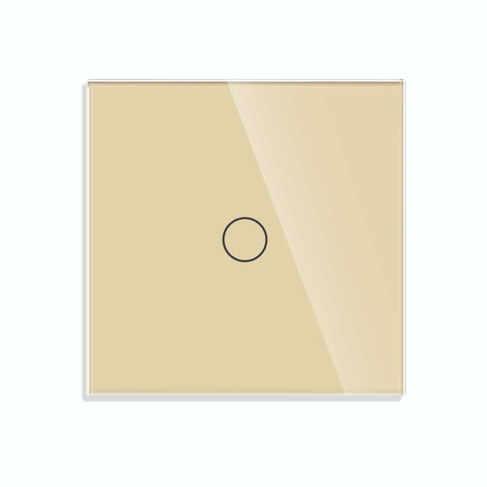 Intrerupator Simplu Cap Scara / Cruce RF433 cu Touch din Sticla LUXION SmartElectro IntelligentHouse