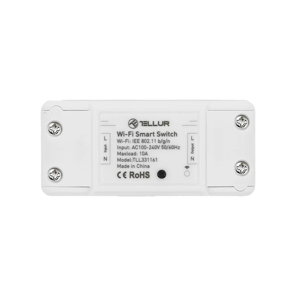 Releu Wi-Fi Tellur, Control aplicatie, Automatizari, 2200 W SmartElectro IntelligentHouse