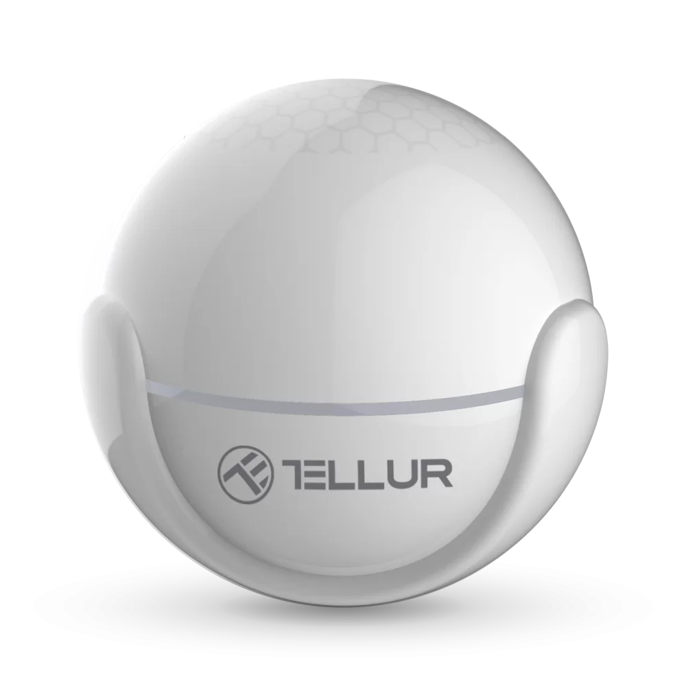 Senzor de miscare inteligent Tellur, Wi-Fi, Notificari aplicatie, Detectie 6 m SmartElectro IntelligentHouse