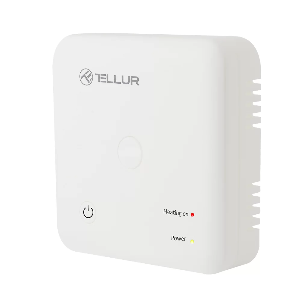 Termostat inteligent pentru centrala pe gaz Tellur, Wi-Fi, LCD 3.7 inch, Control aplicatie SmartElectro IntelligentHouse