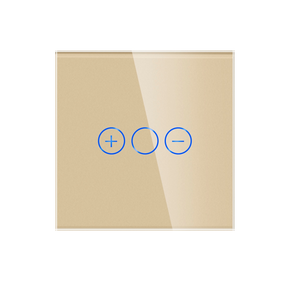 Intrerupator Simplu cu Variator cu Touch din Sticla LUXION, protocol Zigbee SmartElectro IntelligentHouse