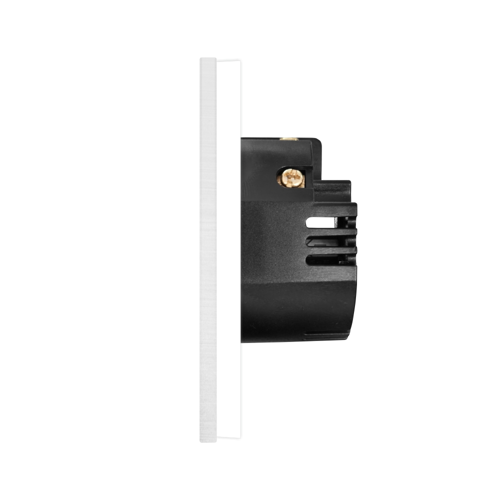 Intrerupator Simplu cu Variator cu Touch din Sticla si Rama de Aluminiu LUXION, protocol Zigbee SmartElectro IntelligentHouse