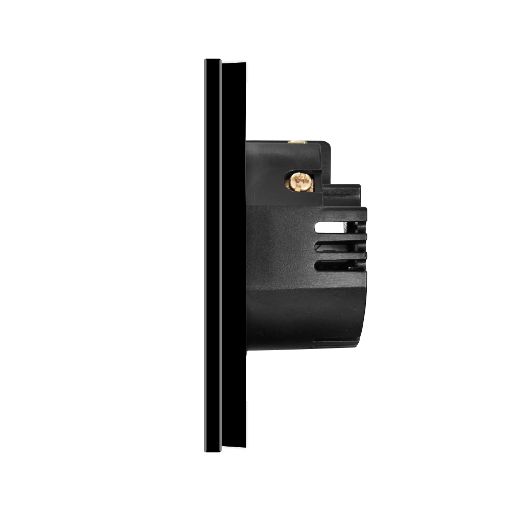 Intrerupator Simplu cu Variator cu Touch din Sticla si Rama de Aluminiu LUXION, protocol Zigbee SmartElectro IntelligentHouse