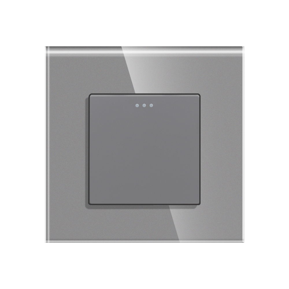 Intrerupator Simplu Mecanic LUXION cu Rama din Sticla SmartElectro IntelligentHouse