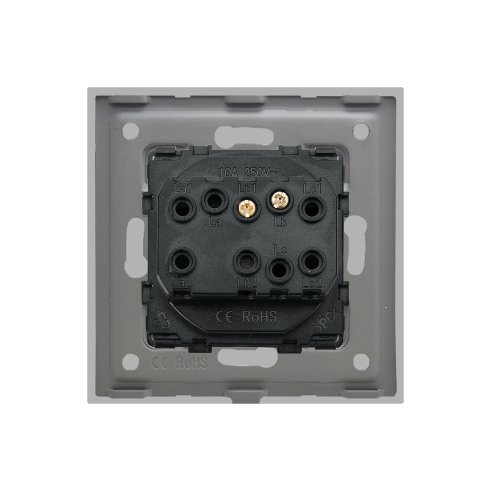 Intrerupator Simplu Mecanic LUXION cu Rama din Sticla SmartElectro IntelligentHouse