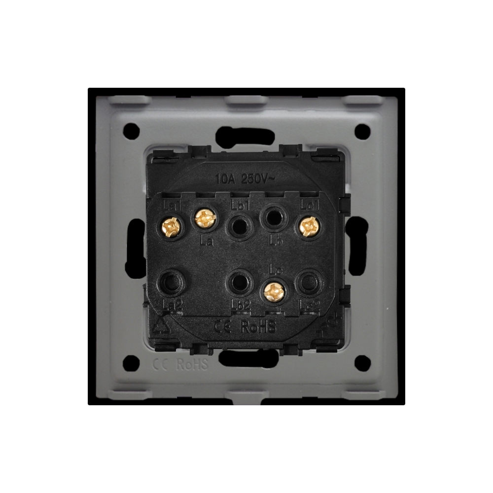 Intrerupator Jaluzele Mecanic LUXION cu Rama din Sticla SmartElectro IntelligentHouse