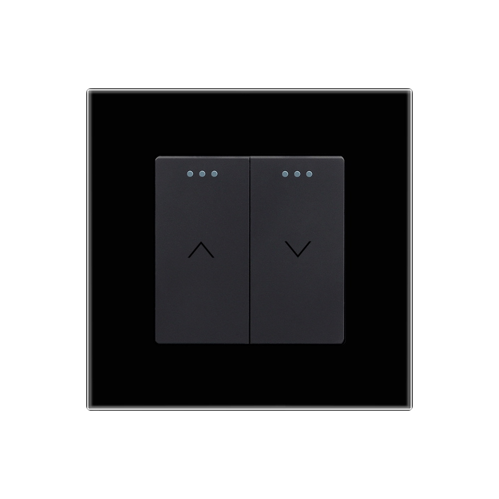 Intrerupator Jaluzele Mecanic LUXION cu Rama din Sticla SmartElectro IntelligentHouse