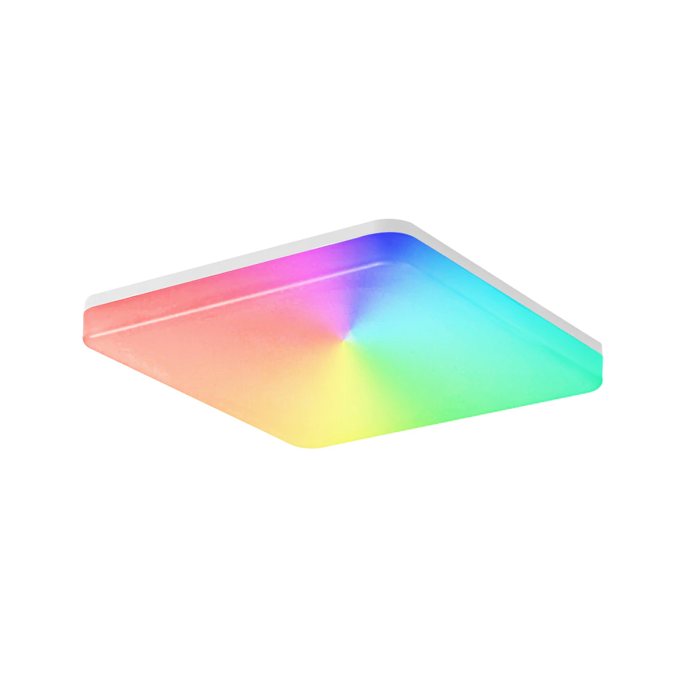 Plafoniera inteligenta LED RGB Tellur, Control vocal, 24W, Wi-Fi, 33 cm, Forma patrata SmartElectro IntelligentHouse