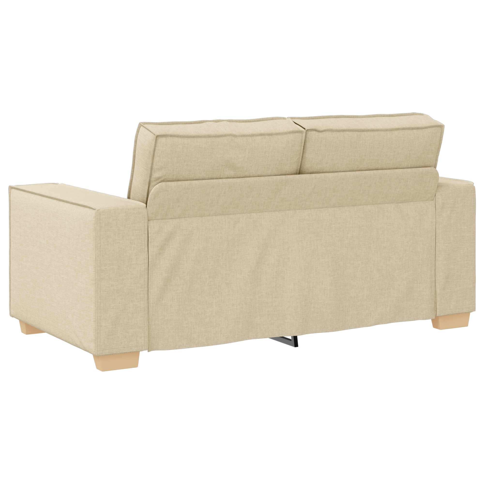 Set canapea, 3 piese, perne crem, textil GartenMobel Dekor